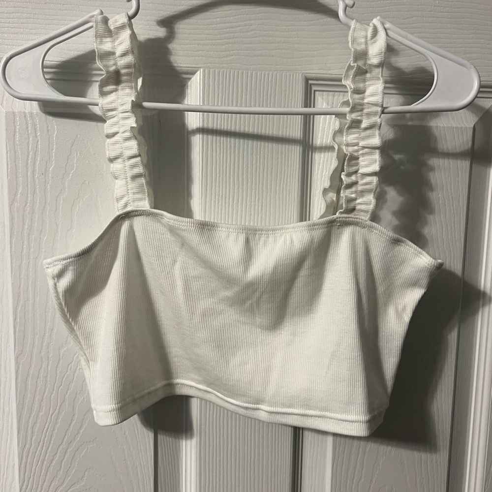 white croptop